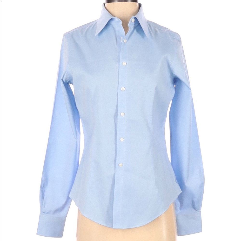 Brooks Brothers Blue Non-Iron Button-up NWT